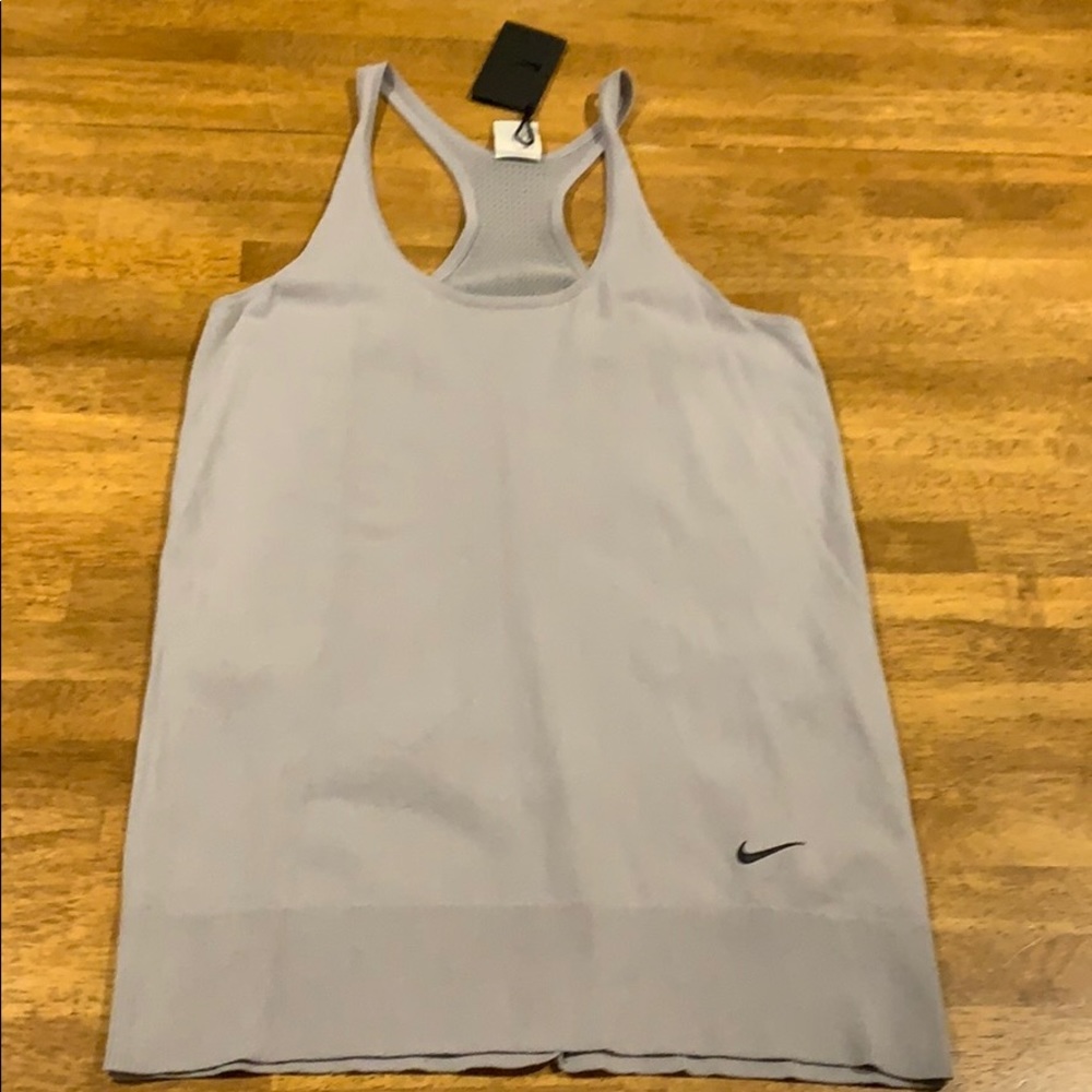 Nike Women's Training Tank Top Large Gray 612185 045 New With Tags